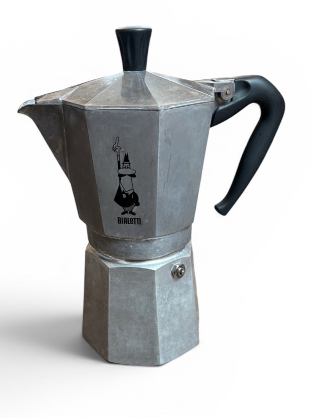Vintage Bialetti Moka Express Stovetop Espresso Maker L16 Crusinallo Italy